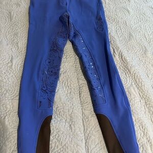 Olvossa Riding Britches size 10 Royal Blue
